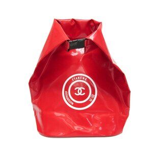 CHANEL Red Backpack